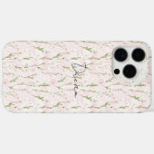 Blush Pink Floral  Case-Mate iPhoneケース (裏面 (横))