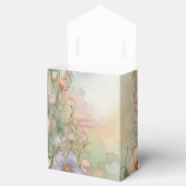 Blush Pink Floral Quinceanera Celebration フェイバーボックス (オープン)