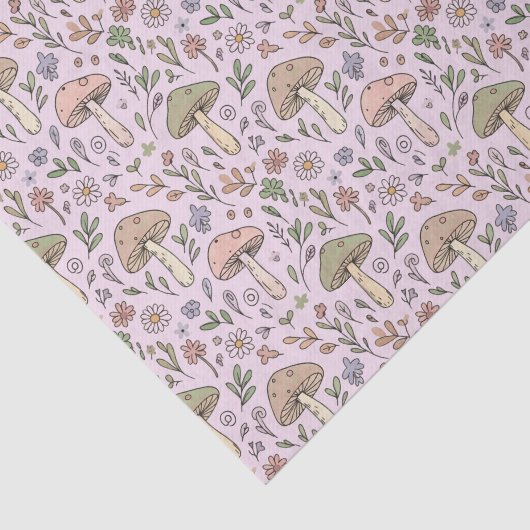 Blush Pink Fungi Coquettecore Feminine Gift 薄葉紙 (詳細)