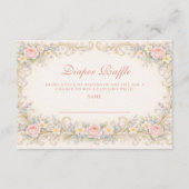 Blush Pink Garden Baroque Diapper Raffle エンクロージャーカード (正面)