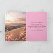 blush pink gold thank you card サンキューカード (内部)