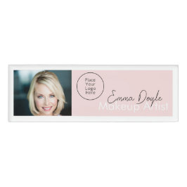  Blush Pink Hair, Makeup & Beauty Studio Photo 名札