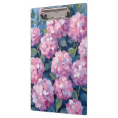 Blush Pink Hydrangeas Floral Watercolor クリップボード (左)
