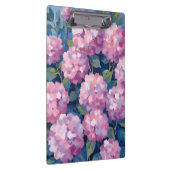 Blush Pink Hydrangeas Floral Watercolor クリップボード (右)