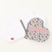 Blush Pink Insect Heart Notebookの特長 ノートブック (内部)