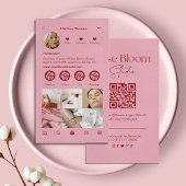 Blush Pink Instagram Business Card 名刺
