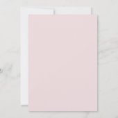 Blush Pink Lavish Spring Wedding 招待状 (裏面)