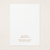 Blush Pink Leather Earring Display Card (裏面)