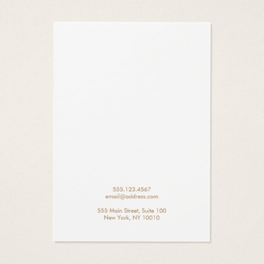 Blush Pink Leather Earring Display Card (裏面)