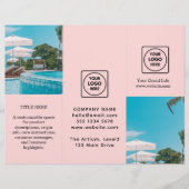 Blush Pink Logo | Elegant Custom Business Branding (正面)