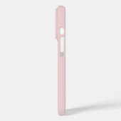 Blush Pink Minimalist Modern Script Monogram Case-Mate iPhoneケース (裏面 / 左)