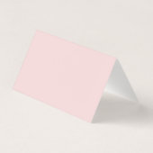 Blush Pink Minimalist Wedding Folded Thank You (裏面)
