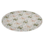 Blush Pink Mint Green Butterfly カッティングボード (角)