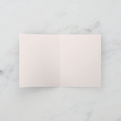 Blush Pink Mint Green Gold Butterfly Thank You カード (内部)