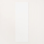 Blush Pink Modern Minimal Wavy Lines With Initials ヨガマット (裏面)