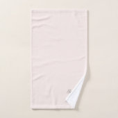 Blush Pink Modern Minimalist バスタオルセット (ハンドタオル)