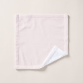 Blush Pink Modern Minimalist バスタオルセット (ウォッシュタオル)