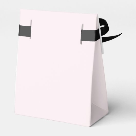 Blush Pink Modern Minimalist Monogram Name フェイバーボックス (裏面サイド)