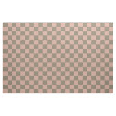 Blush Pink Neutral Checkerboard Cotton Fabric ファブリック (ヤード)