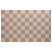 Blush Pink Neutral Checkerboard Cotton Fabric ファブリック (ファットクウォーター)