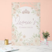 Blush Pink Party Communion Welcome Sign アクリルサイン (ウェディング)