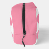 Blush Pink Peach Easter Eggs Pattern Toiletery Bag ドップキット (右)