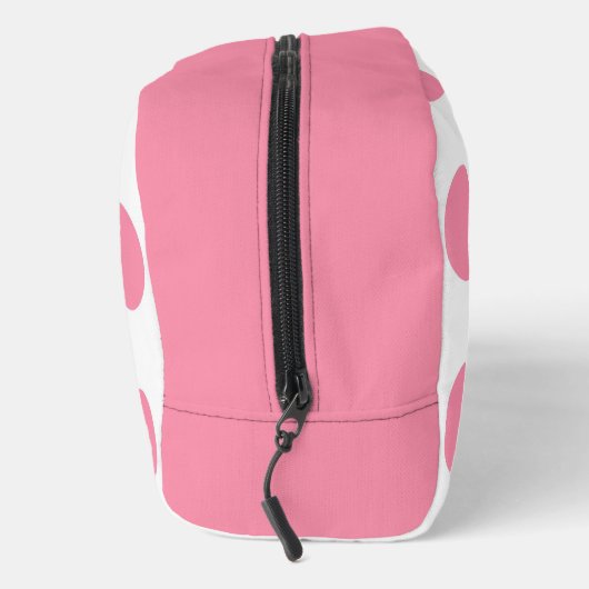 Blush Pink Peach Easter Eggs Pattern Toiletery Bag ドップキット (右)