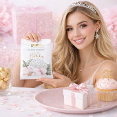 Blush Pink Peony Floral 21st Birthday  フェイバーバッグ