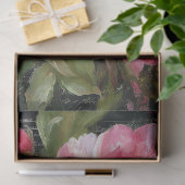 Blush Pink Peony Flower Decoupage 薄葉紙 (ギフト)