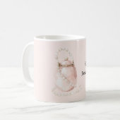 Blush Pink Purse Pearls コーヒーマグカップ (正面左)