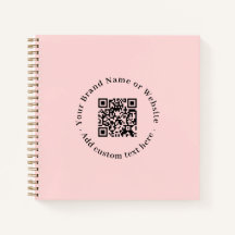 Blush Pink QR | フェミニンなビジネスプロモーション用デザイン