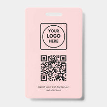 Blush Pink QR | プロフェッショナルなビジネスロゴデザイン