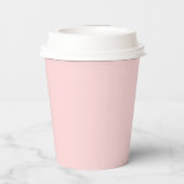 Blush Pink QR | Modern Business Promotional Design 紙コップ (裏面)