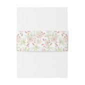 Blush Pink Rose Wedding 招待状ベリーバンド (裏面例)