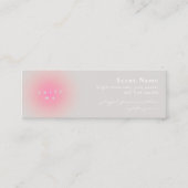 Blush Pink Scent Sample Fragrance Mini Tester Card スキニー名刺 (正面)