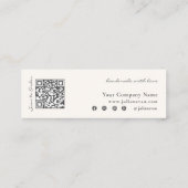 Blush Pink Scent Sample Fragrance Mini Tester Card スキニー名刺 (裏面)