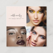 Blush Pink Script Social Icon 3 Photo Makeup