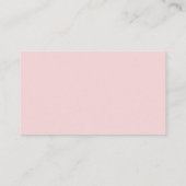 Blush Pink Script Stock the bar Bridal Shower  エンクロージャーカード (裏面)