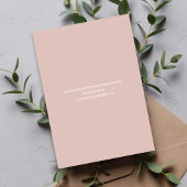 Blush Pink Script Wedding RSVP QR Code Card エンクロージャーカード