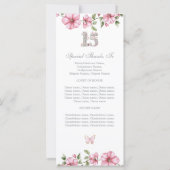 Blush Pink Silver Mis Quince Quiñceanera (裏面)