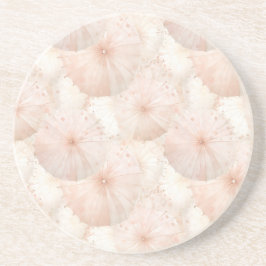 Blush Pink Umbrellas コースター