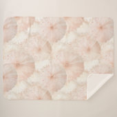 Blush Pink Umbrellas シェルパブランケット (正面(横))