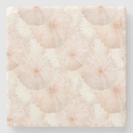 Blush Pink Umbrellas ストーンコースター
