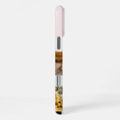 Blush Pink Watercolor Love Custom 4 Photo Collage  iPhoneケース (右側面)