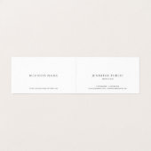 Blush Pink & White Modern Elegant Simple Template 名刺 (内部フラット)