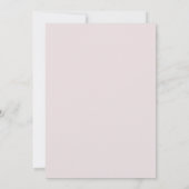 Blush Pink Wispy Romantic Wedding 招待状 (裏面)