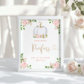 Blush pumpkin floral guess how many pacifiers ポスター