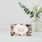 Blush Ribbon Hair Stylist 割引カード (スタンド正面)