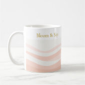 Blush Ripple White Classic Mug, 11 oz コーヒーマグカップ (左)