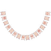 Blush Rococo Garden Galentine Party Floral Flags バンティングフラッグ (全)